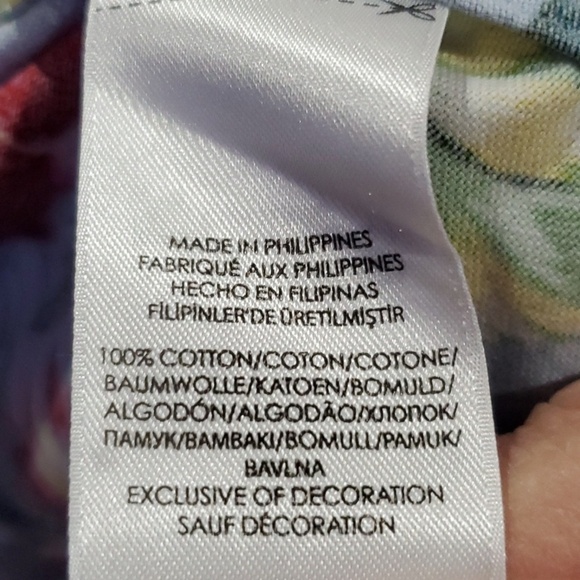 Ralph Lauren blue tropical floral Hawaiin shirt size XL 100 percent cotton - Picture 6 of 10